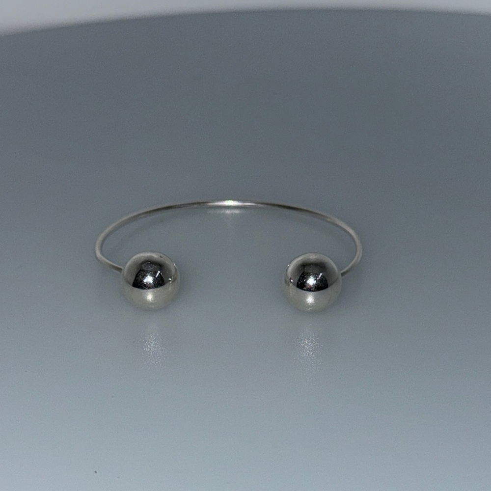 Elegant Silver Open Cuff Bracelet
